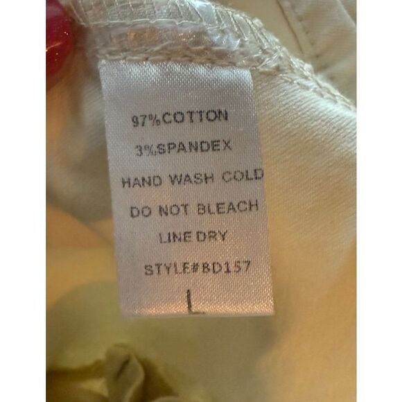 Flare Jeans Bell Bottoms Blank Paige Cream Size Large Stretch‎ - Picture 7 of 7